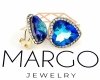 gold plated earrings with exclusive cubic zirconia