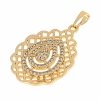18k gold plated set pendant earrings xuping