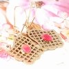 EARRINGS SILVER STAINLESS STEEL CELEBRITY