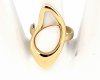 gold ring 17,00mm. gold-plated engagement xuping