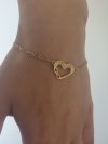 BRACELET GOLD CELEBRITY STAINLESS STEEL