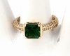 gold ring 18,60mm. gold-plated engagement xuping
