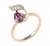 gold ring 16,30mm. gold-plated engagement xuping