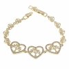 gold bracelet for a gold-plated leg