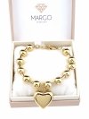BRACELET GOLD CELEBRITY STAINLESS STEEL
