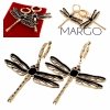 gold earrings made of stainless steel