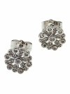 gold plated earrings with exclusive cubic zirconia