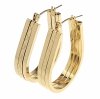 gold earrings made of stainless steel