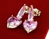 gold plated earrings with exclusive cubic zirconia