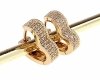 exclusive swarovski gold-plated earrings