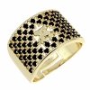 gold ring 17,00mm. gold-plated engagement xuping