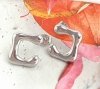 gold earrings made of stainless steel