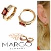 gold plated earrings with exclusive cubic zirconia