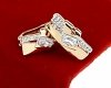 exclusive swarovski gold-plated earrings