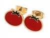 gold earrings made of stainless steel