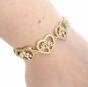 gold bracelet for a gold-plated leg