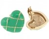 gold earrings made of stainless steel