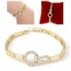 gold bracelet for a gold-plated leg