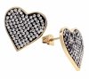 gold earrings made of stainless steel
