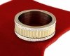 ring 19,00mm gold stainless steel