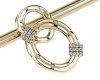 gold pendant 18k shiny xuping