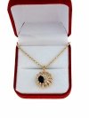 gold pendant 18k shiny xuping