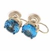 gold earrings made of stainless steel