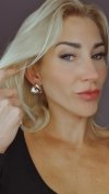 gold plated earrings with exclusive cubic zirconia