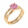 gold ring 17,60mm. gold-plated engagement xuping