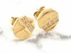 gold earrings made of stainless steel