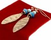 gold earrings made of stainless steel