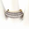 gold ring 18,60mm. gold-plated engagement xuping