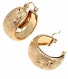 exclusive swarovski gold-plated earrings