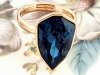 gold ring 18,30mm. gold-plated engagement xuping