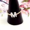 ring 18,30mm gold stainless steel