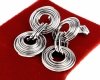 gold plated earrings with exclusive cubic zirconia