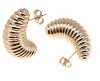 gold plated earrings with exclusive cubic zirconia