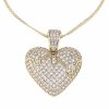 gold pendant 18k shiny xuping