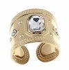 ring 18,30mm gold stainless steel