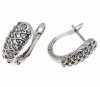 gold plated earrings with exclusive cubic zirconia