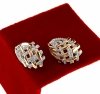exclusive swarovski gold-plated earrings