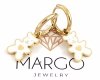 gold earrings made of stainless steel