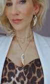 gold earrings made of stainless steel