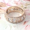 gold ring 18,60mm. gold-plated engagement xuping