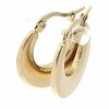 gold earrings made of stainless steel