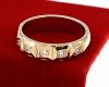 ring 19,00mm gold stainless steel