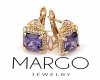 exclusive swarovski gold-plated earrings