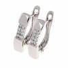 gold plated earrings with exclusive cubic zirconia