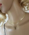 GOLD CHAIN NECKLACE celebrity STAINLESS STEEL