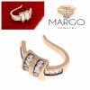 gold plated earrings with exclusive cubic zirconia